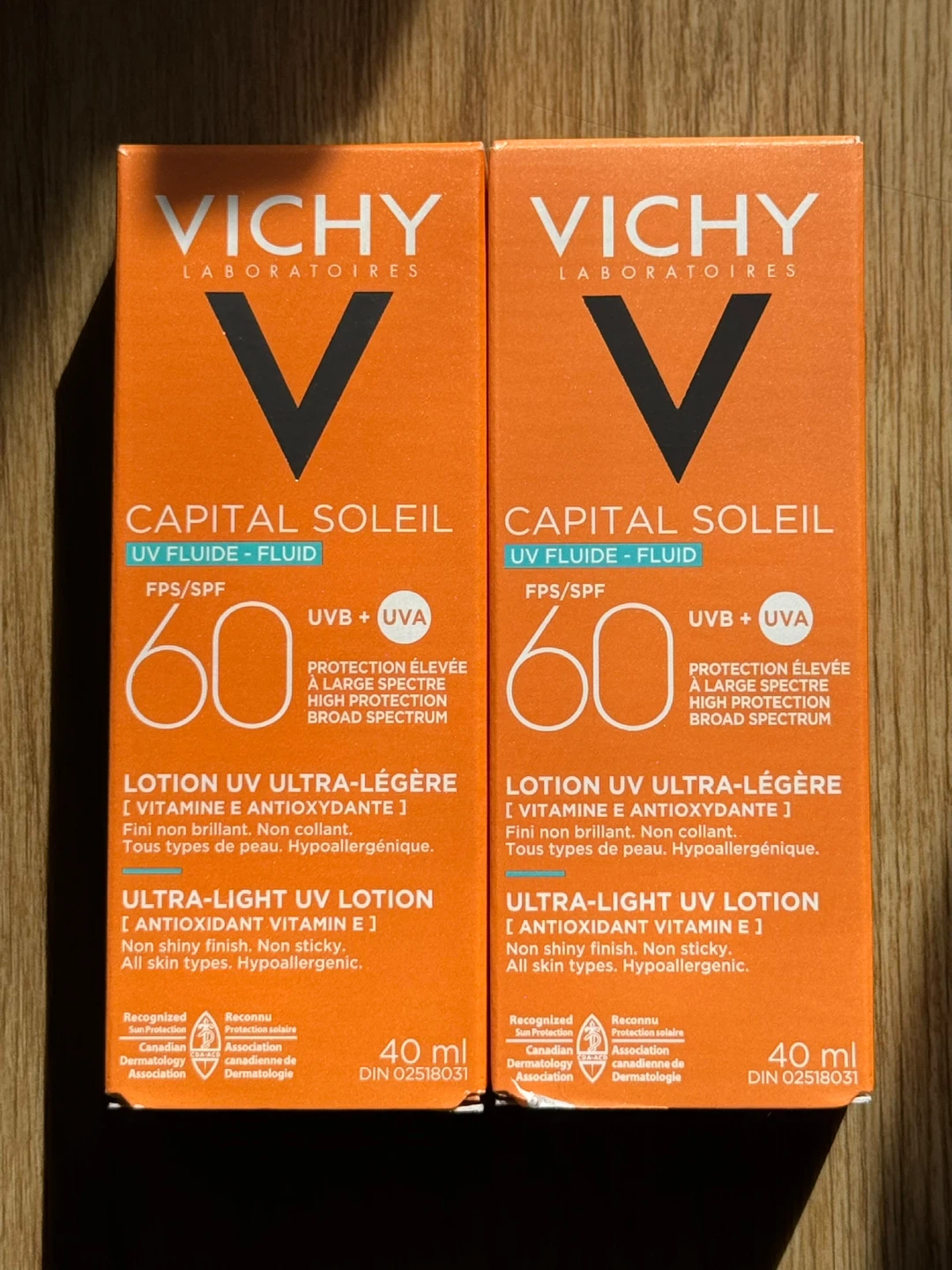 2 Vichy Capital Soleil SPF 60 UV Lotions