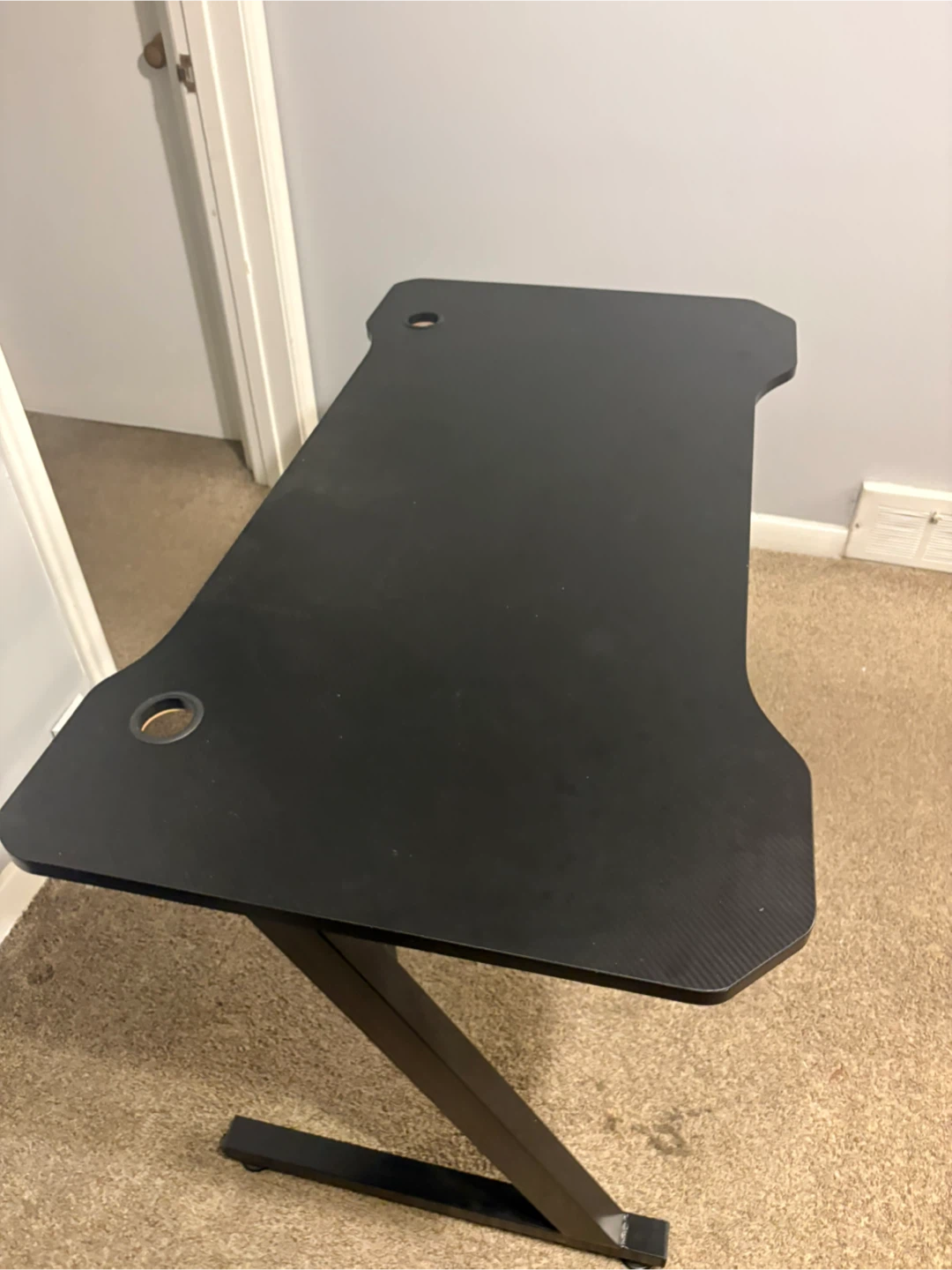 Free delivery used Black gaming desk - photo 2