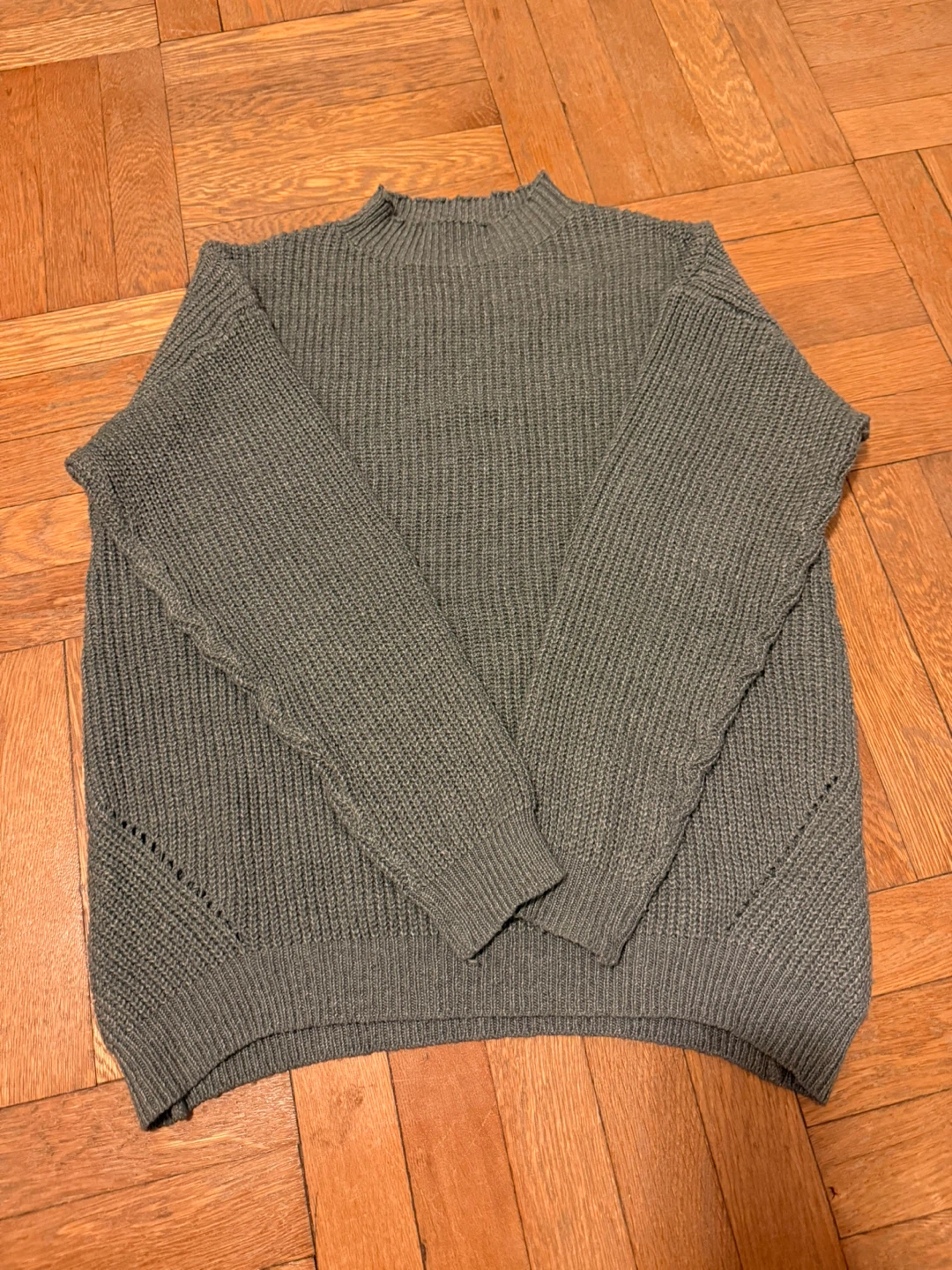 SHEIN Ribbed Mock Neck Sweater - photo 2