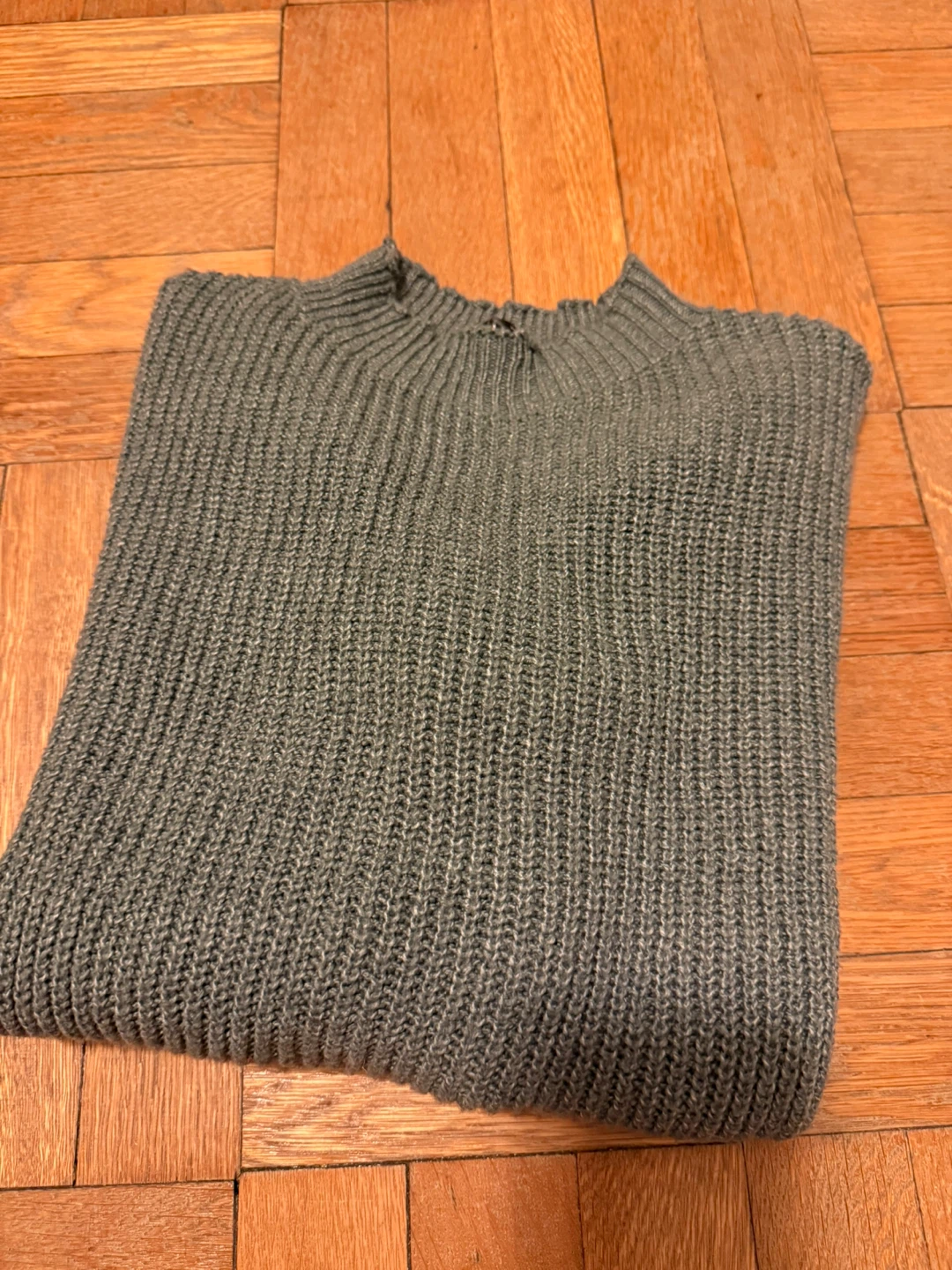 SHEIN Ribbed Mock Neck Sweater - photo 3
