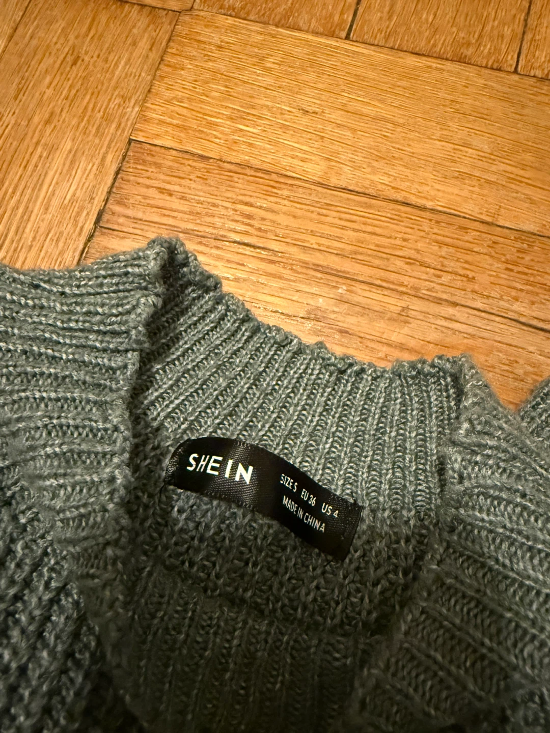 SHEIN Ribbed Mock Neck Sweater - photo 4