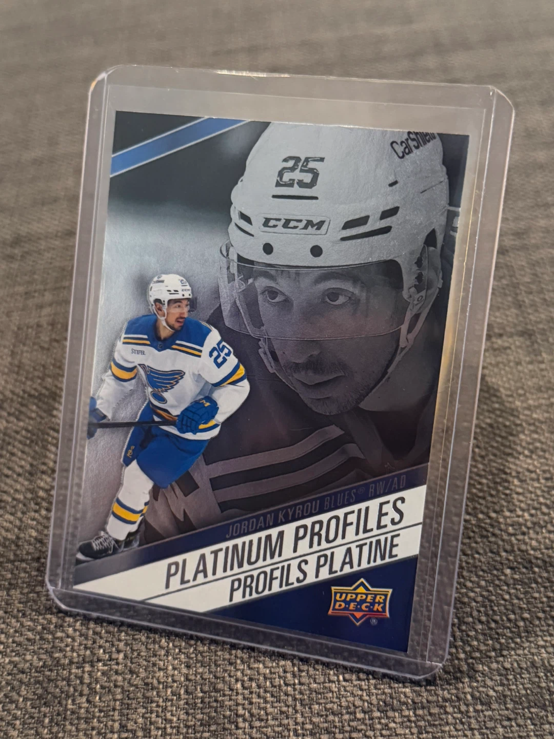 Jordan Kyrou & Brad Marchand Upper Deck Platinum Profiles