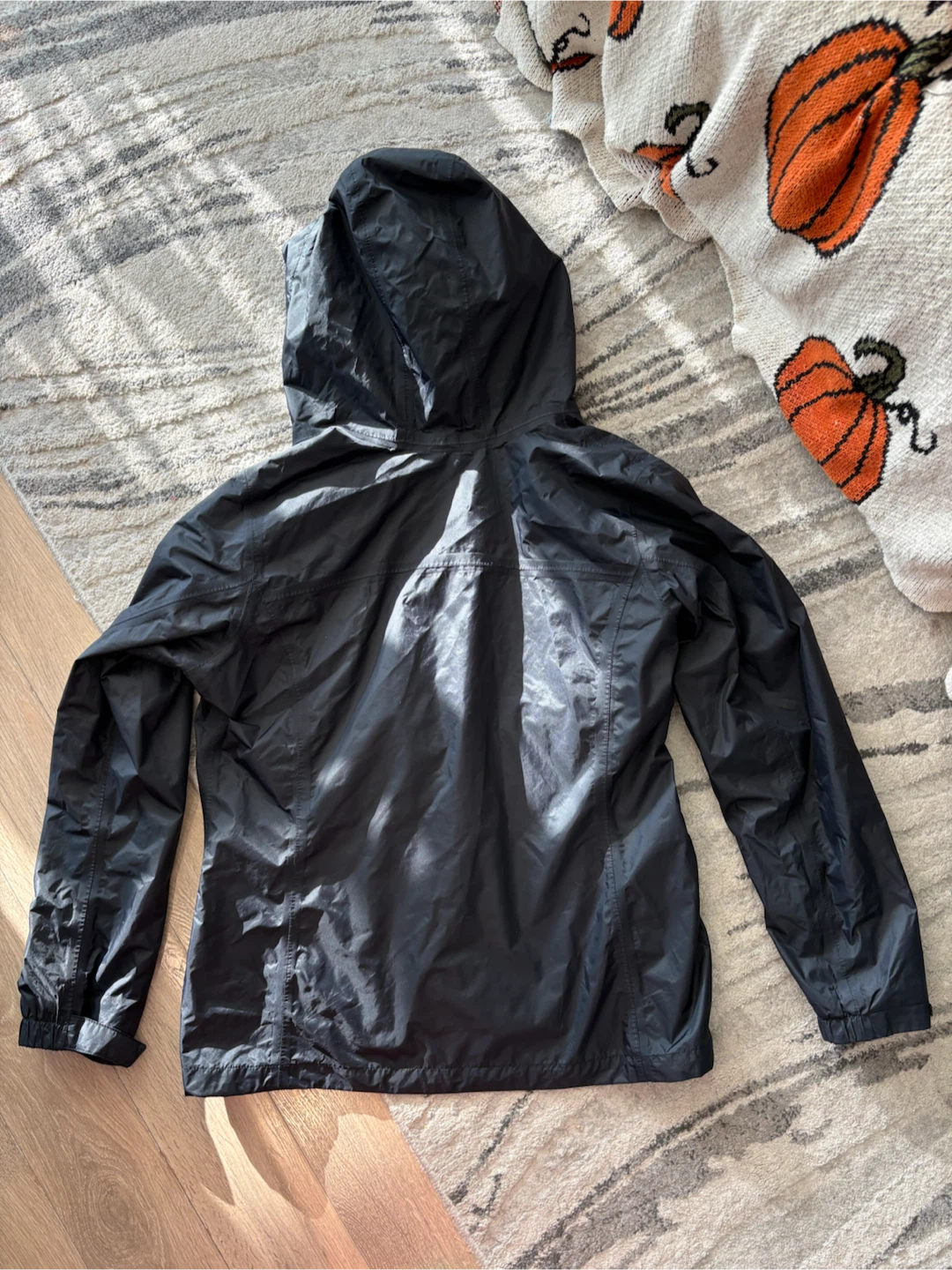 Columbia Sportswear Black Rain Jacket women’s XL