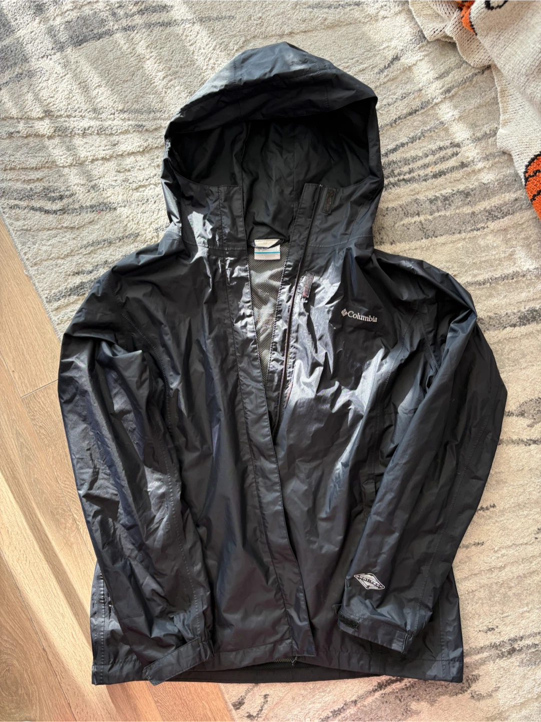 Columbia Sportswear Black Rain Jacket women’s XL - photo 2