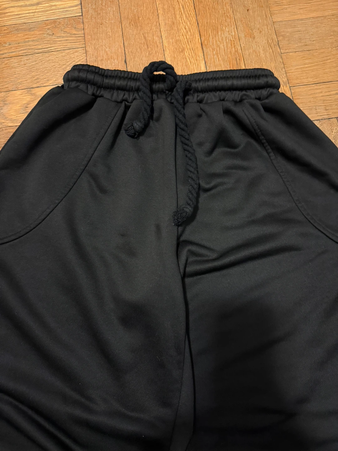 Black Wide-Leg Sweats - photo 2