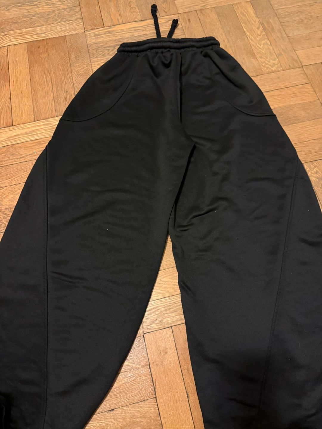 Black Wide-Leg Sweats - photo 3