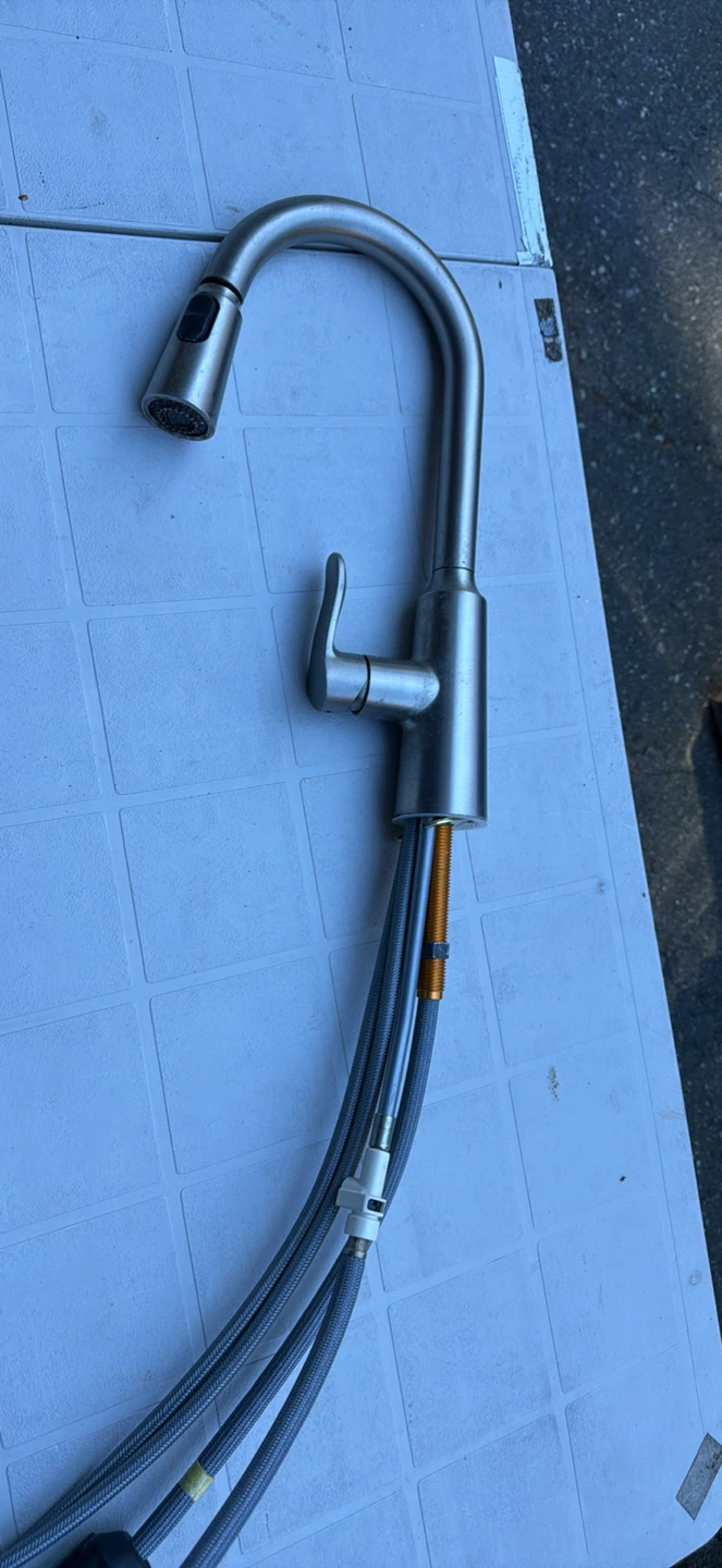 Brushed Nickel Kitchen Faucet