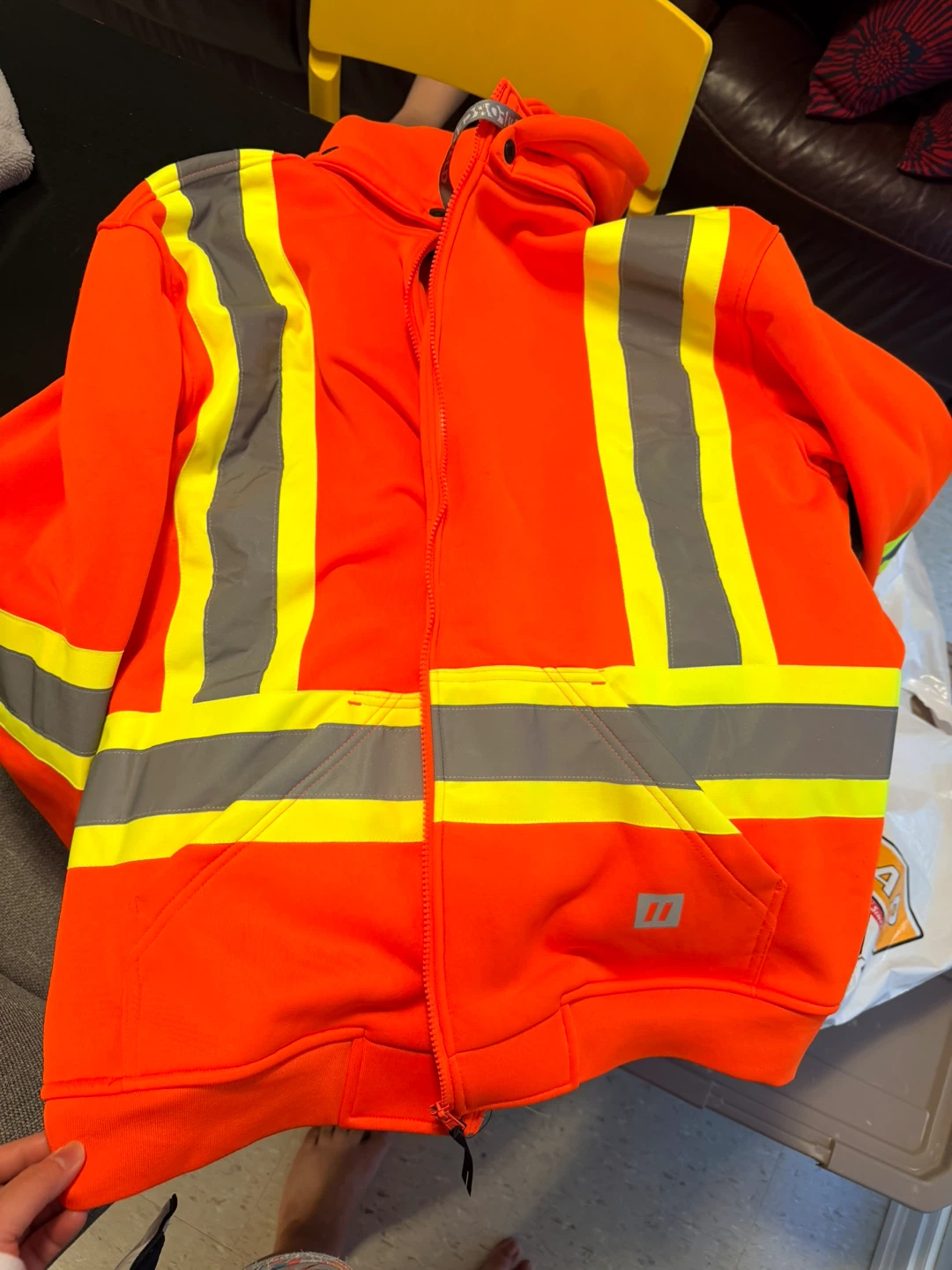 Forcefield High Visibility Safety Hoodie XL