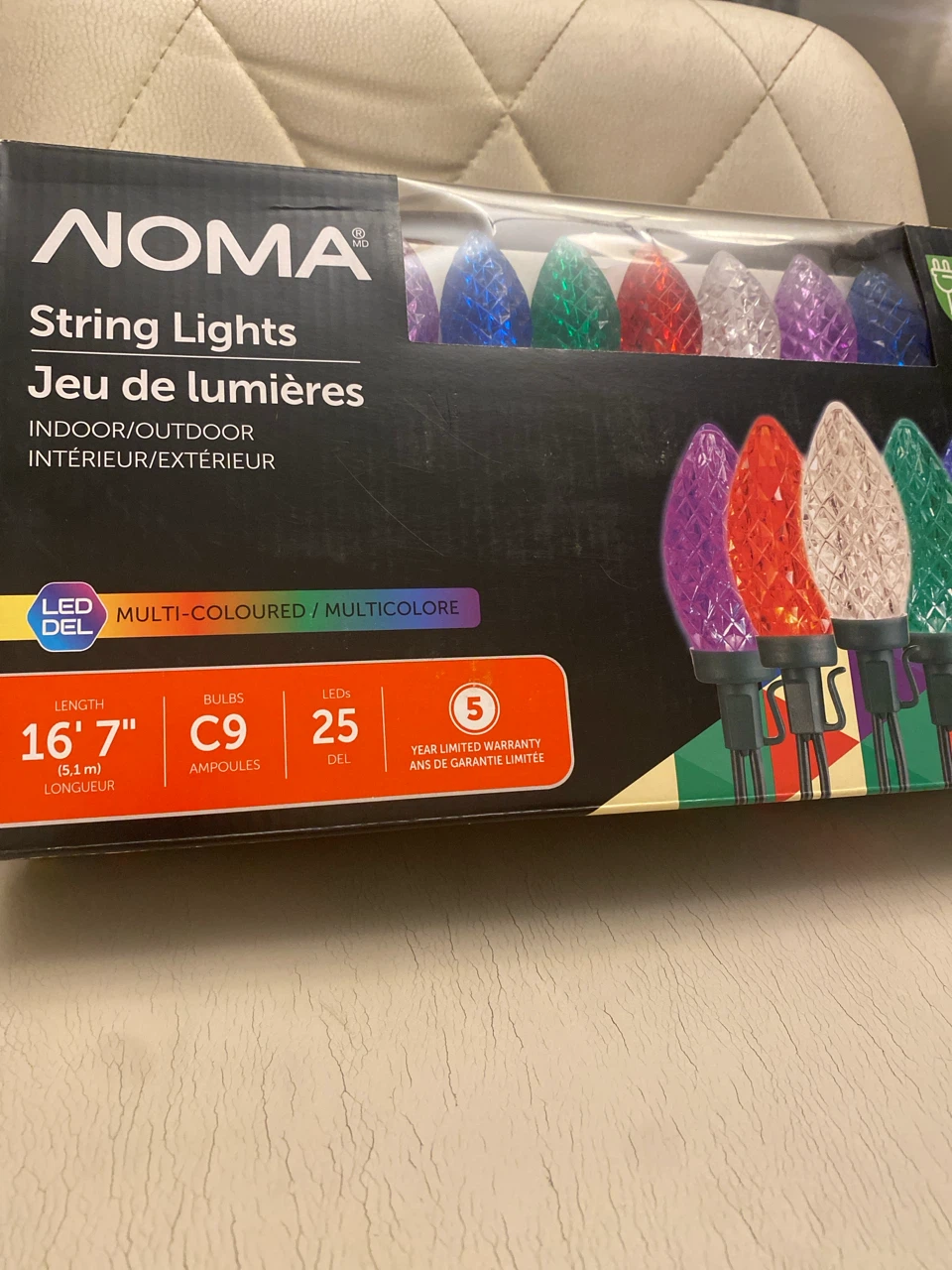 NOMA C9 Indoor/Outdoor Multicolour LED String Lights