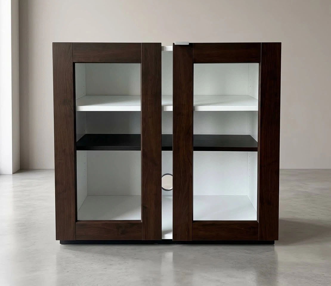 IKEA Besta Cabinet with Glass Doors