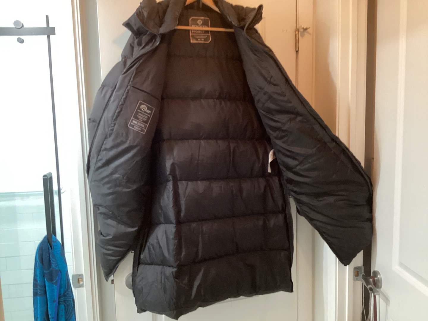 Super Puff Long Down Jacket Black - photo 2