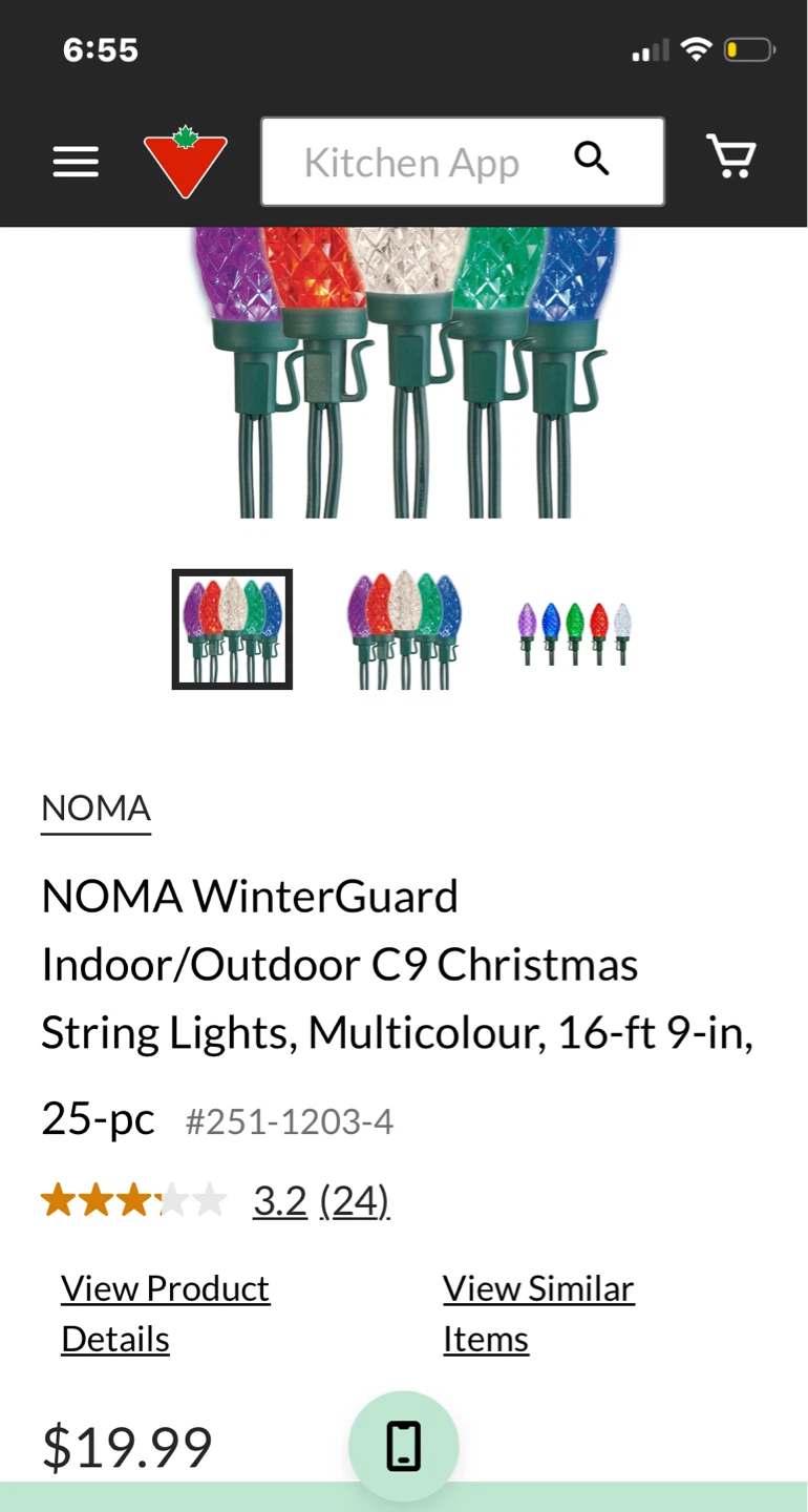 NOMA C9 Indoor/Outdoor Multicolour LED String Lights - photo 4