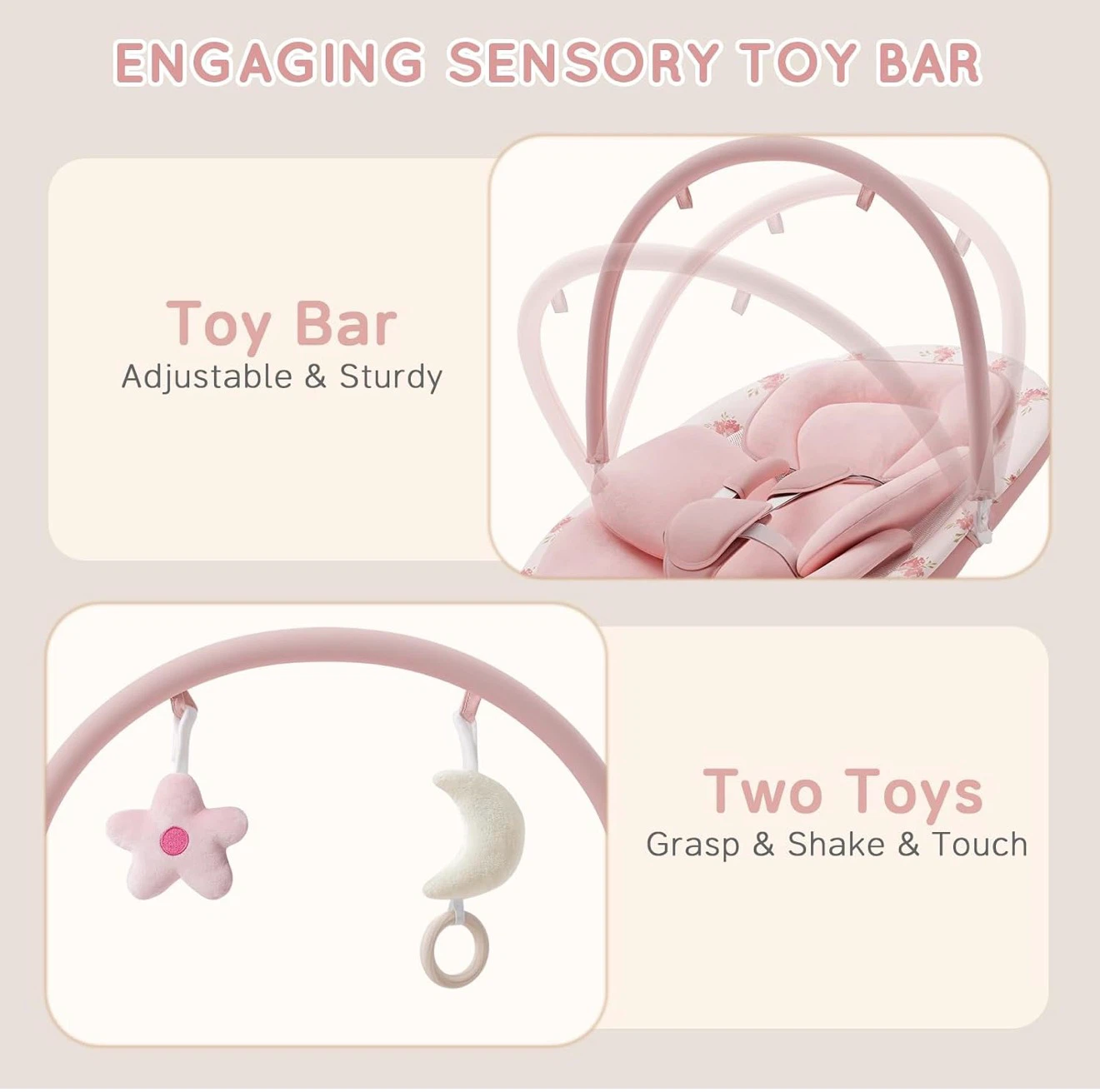 (New)Electric Baby Swing for Infants, Remote control - photo 3