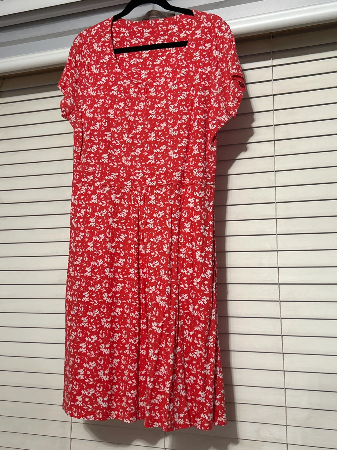 Red Floral Print Dress- Mountain Warehouse