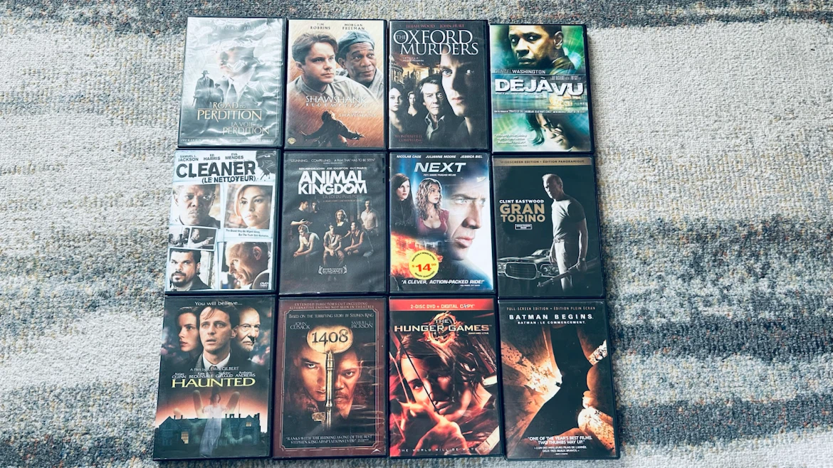 12 DVD Movies Bundle – Great Movie Collection