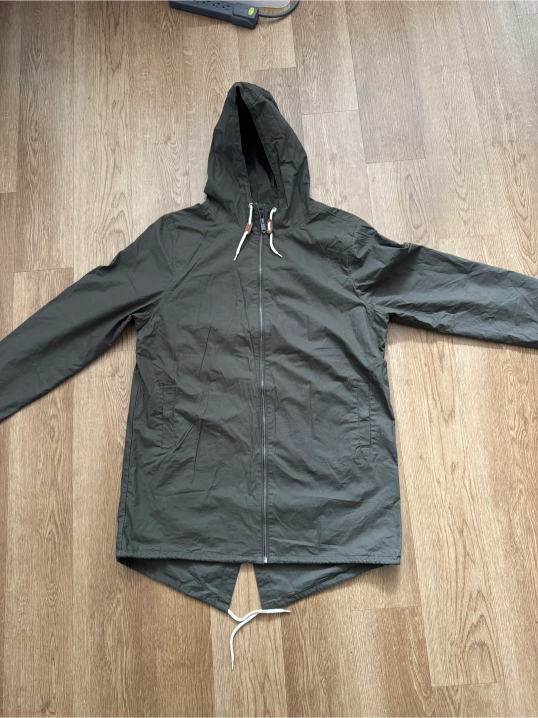 Threadbare Olive Green Parka