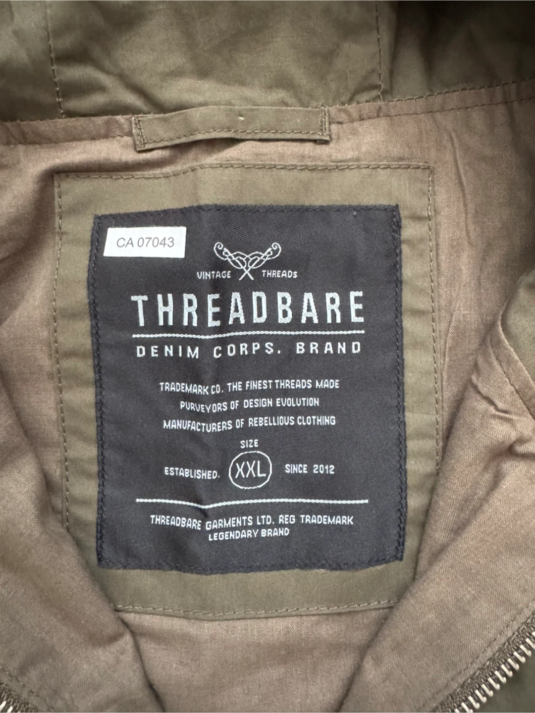 Threadbare Olive Green Parka - photo 2