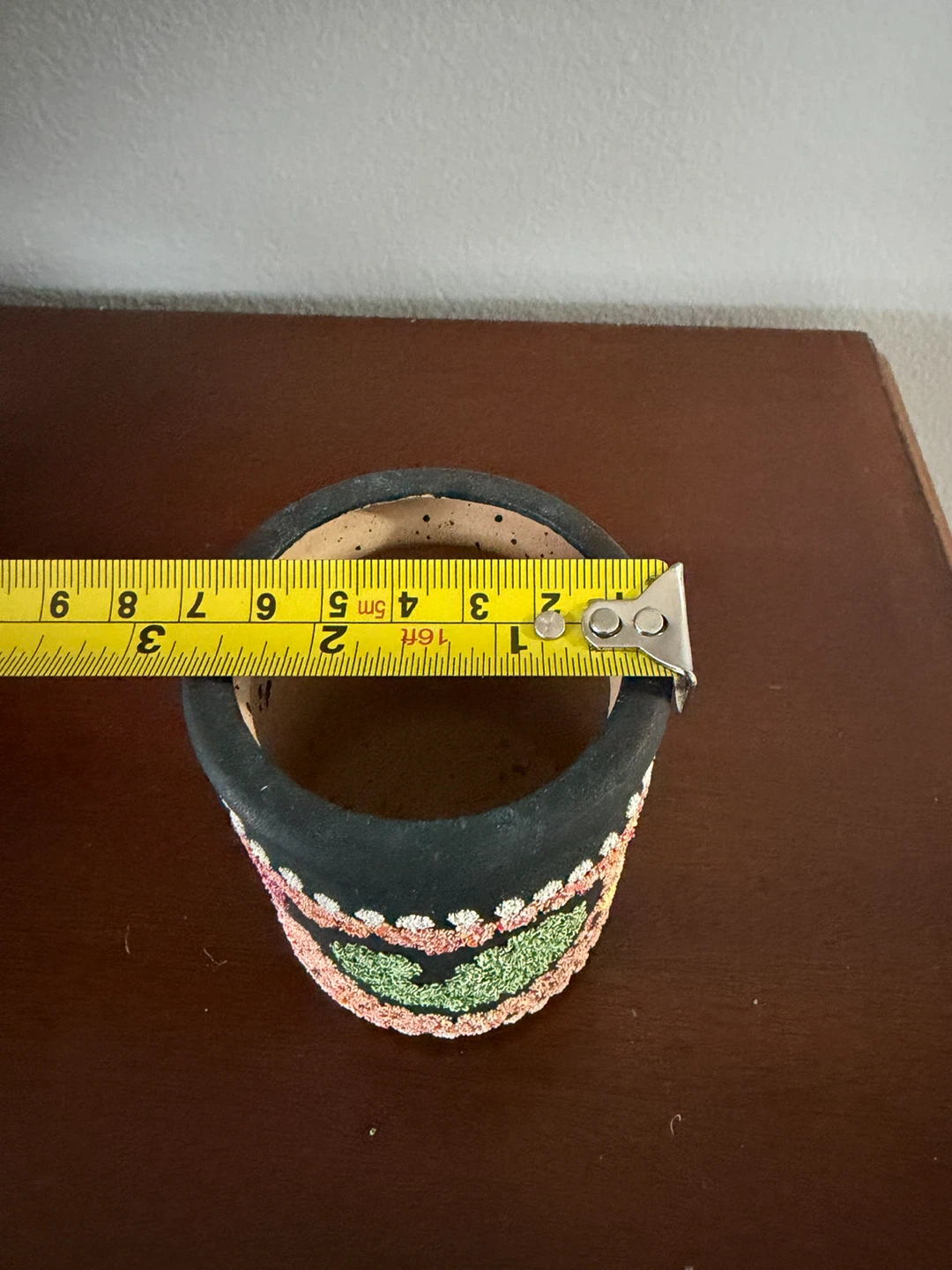 Hand-painted terracotta planter - photo 5