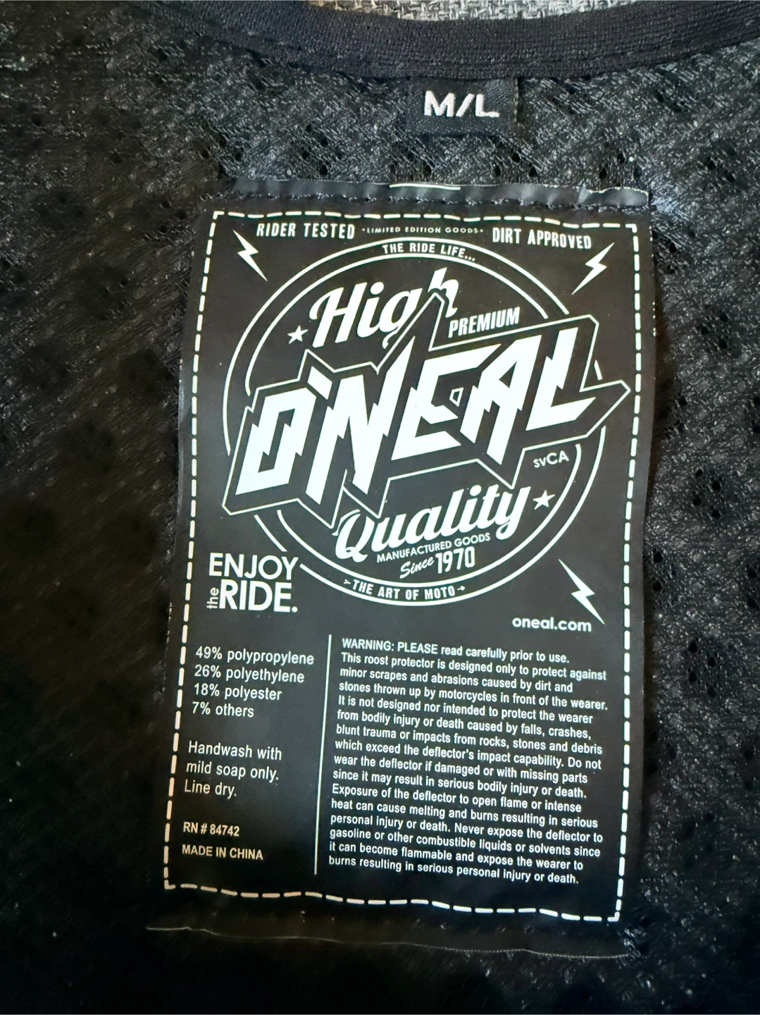 O'Neal Motocross Roost Protector - photo 3