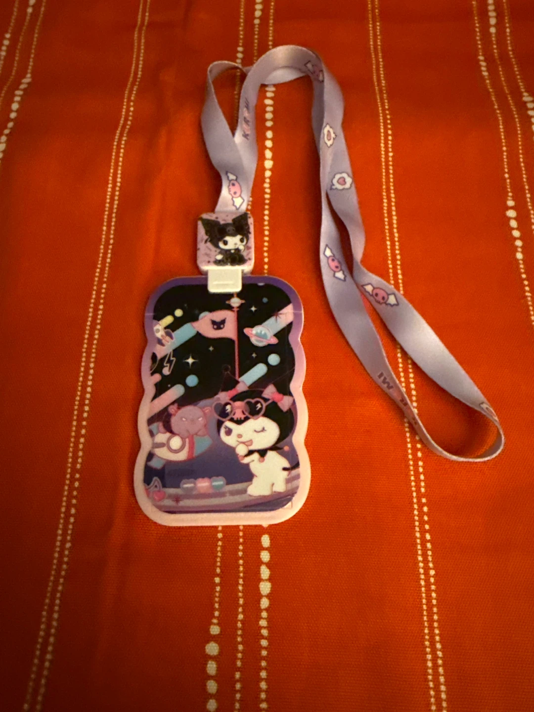 Set of 3 Kuromi Badge Holders with Lanyards - photo 4