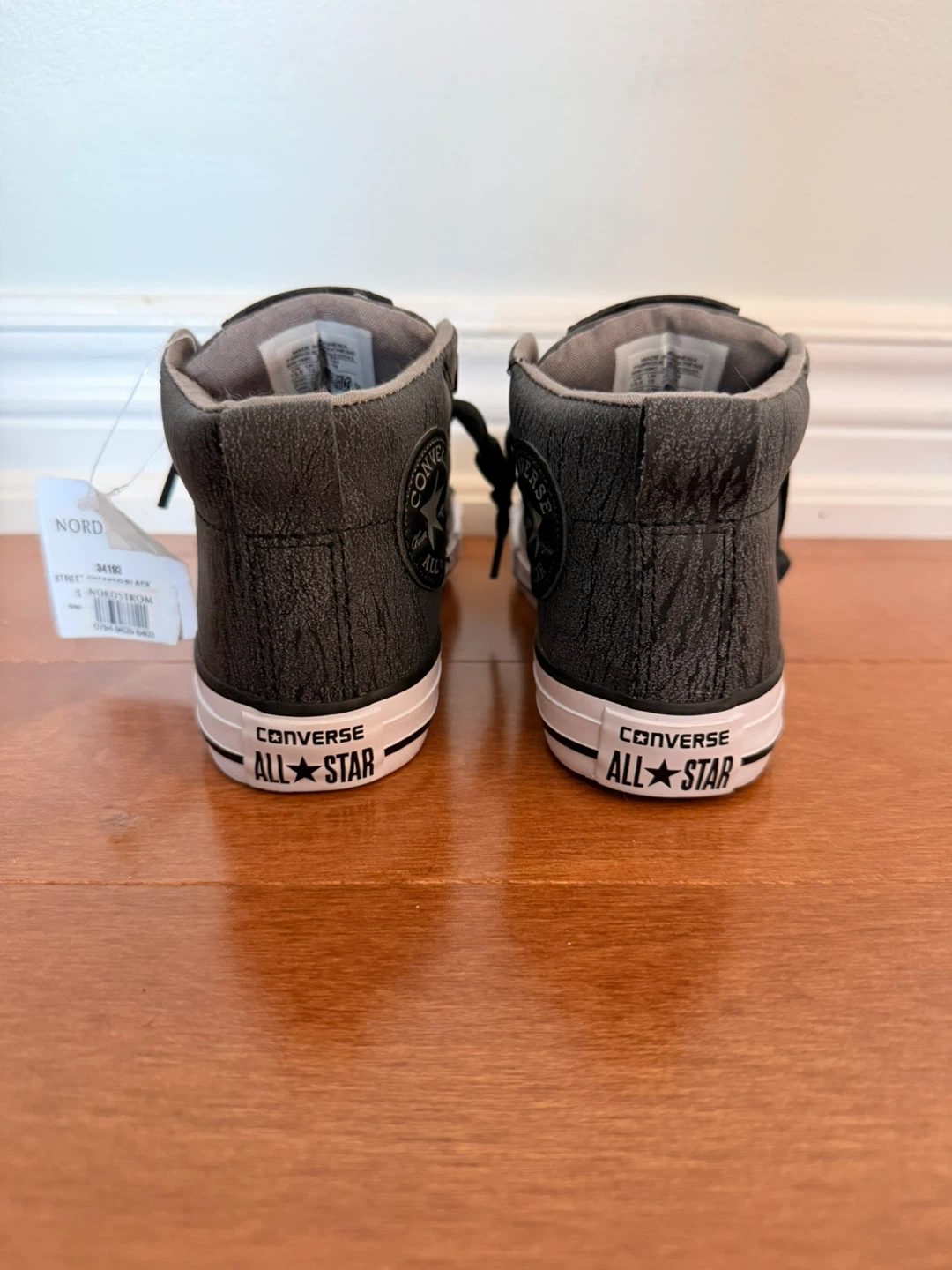 Brand New Kids Converse All Star Street Mid Black Sneakers - photo 4