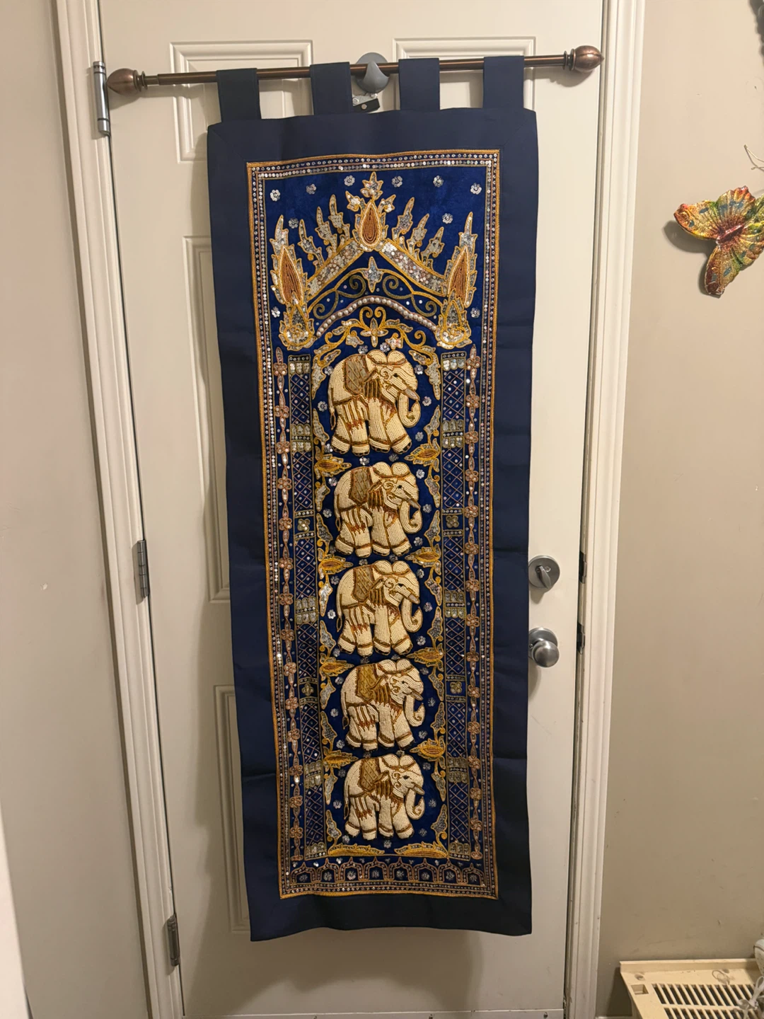 Decorative Elephant Beaded Wall Hanging