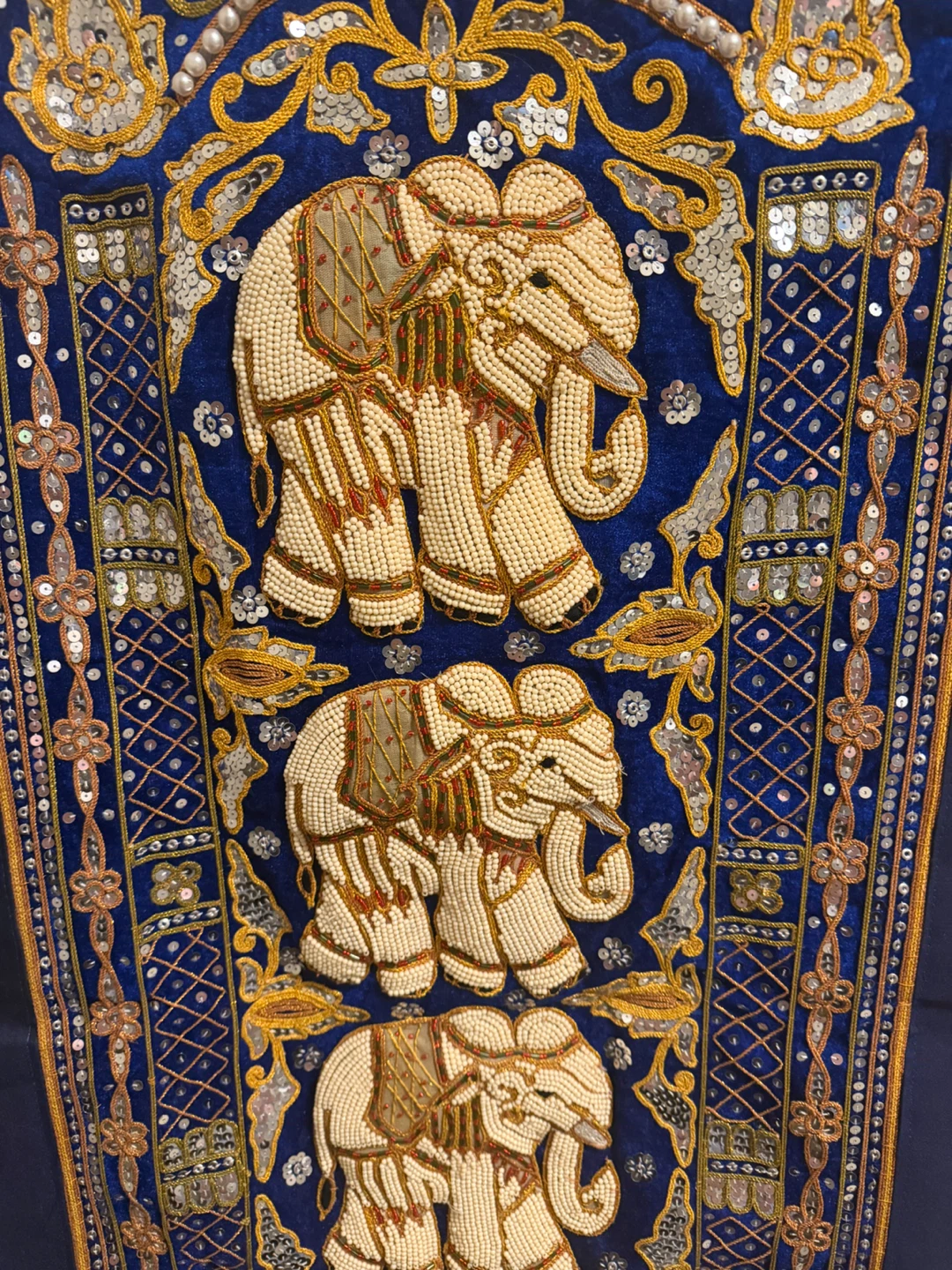 Decorative Elephant Beaded Wall Hanging - photo 2