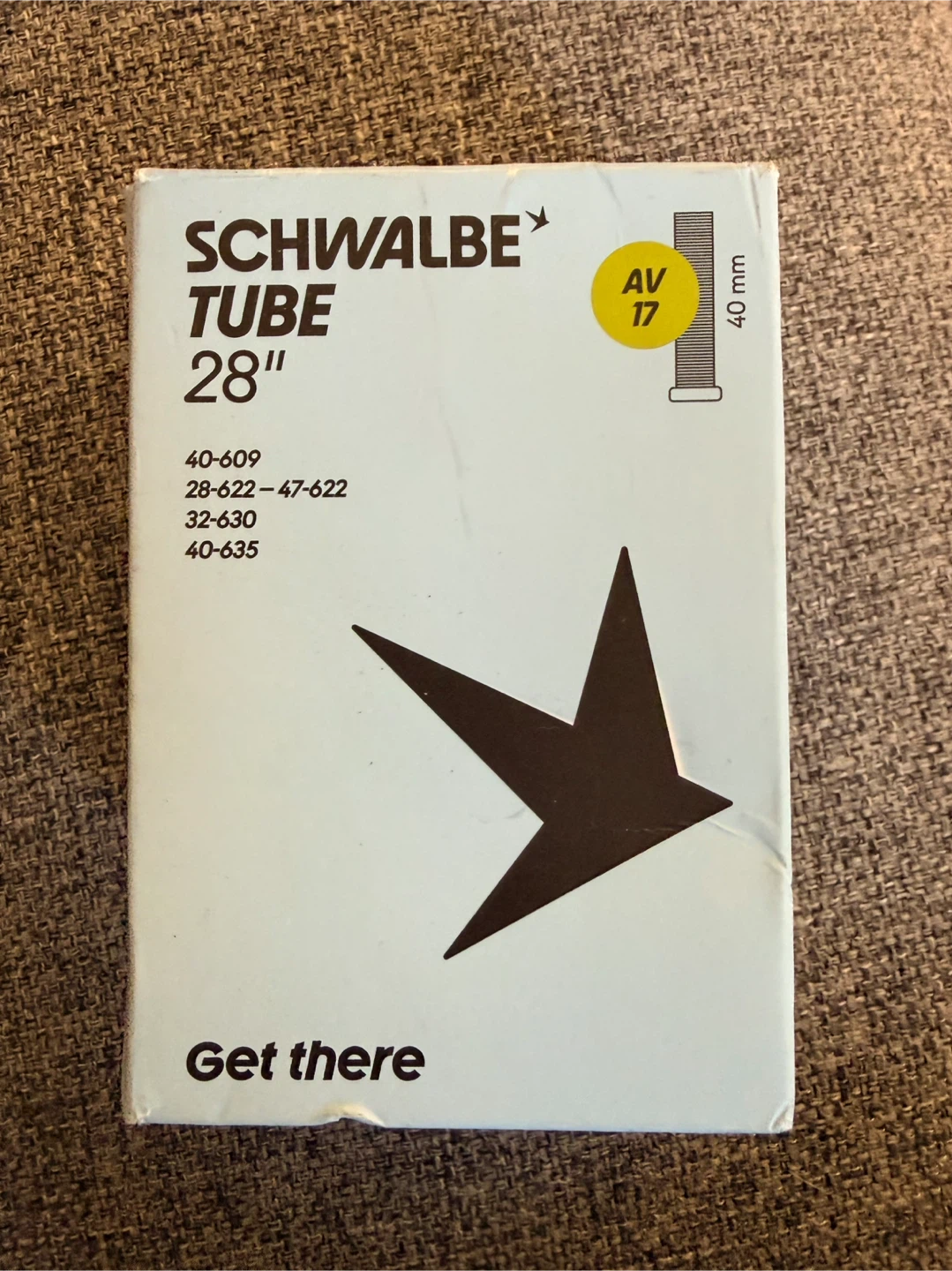 Schwalbe AV17 Bicycle Inner Tube 28"