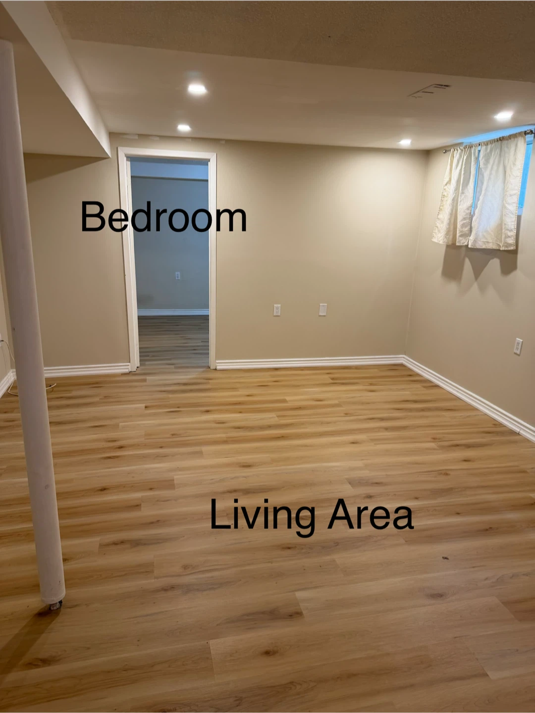 1 bedroom basement in  Brampton