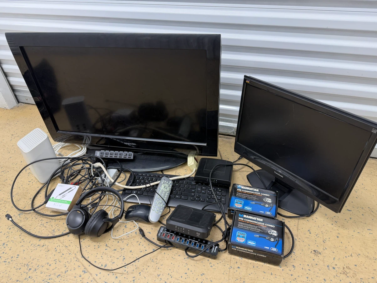 Assorted Tech Bundle Including Monitors and Webcams - photo 2