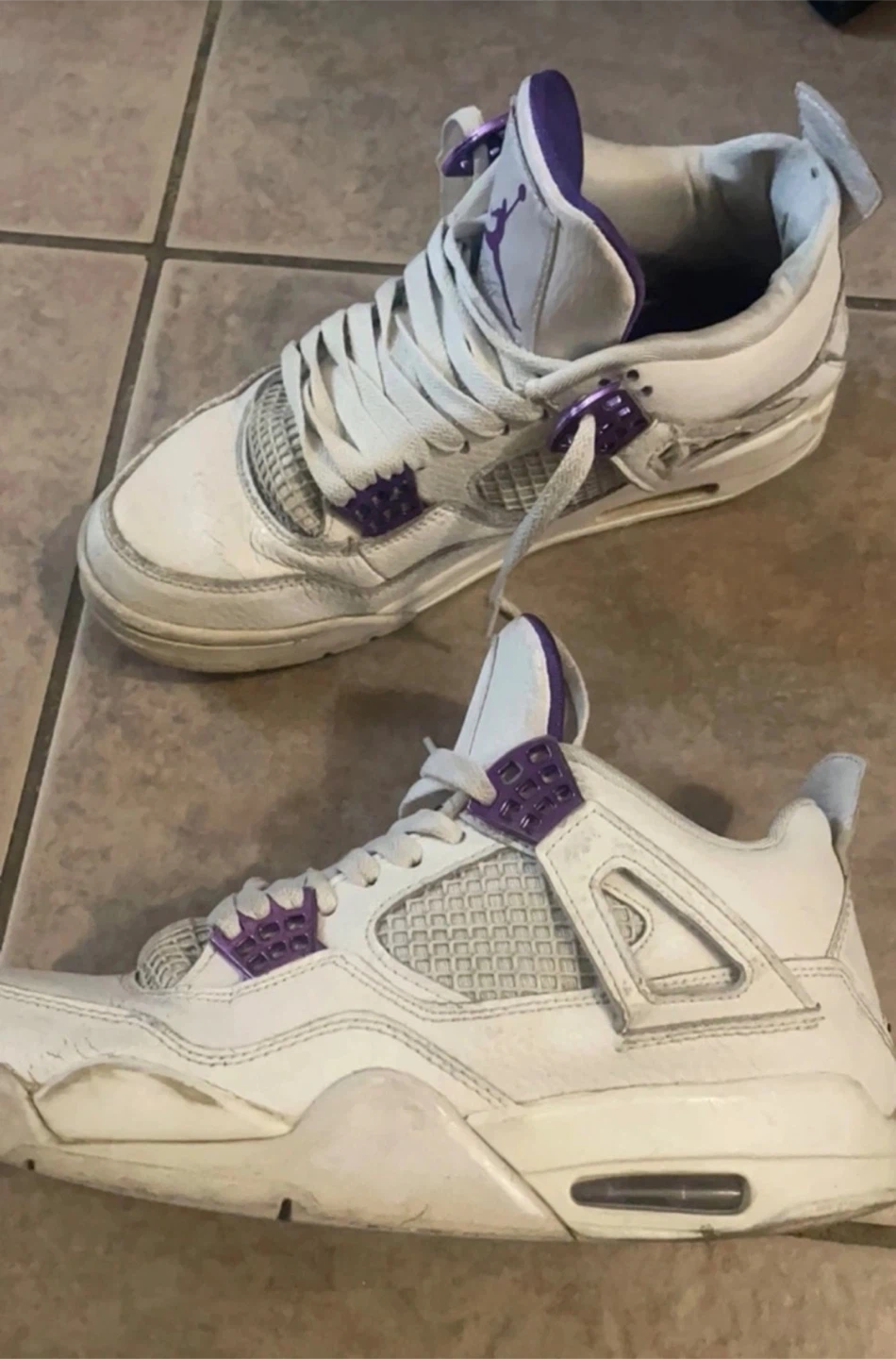 Air Jordan 4 Metallic Purple - photo 2