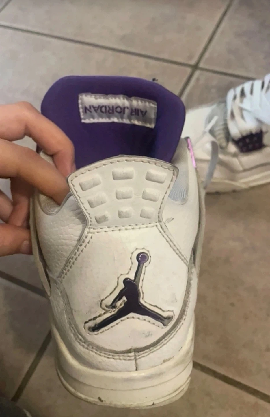 Air Jordan 4 Metallic Purple - photo 3