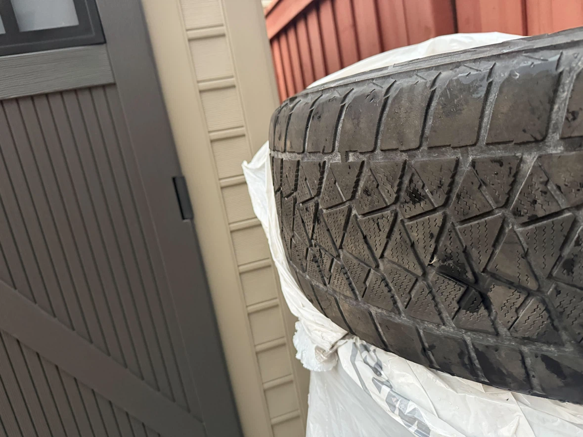 Bridgestone Tire with Steel Rim