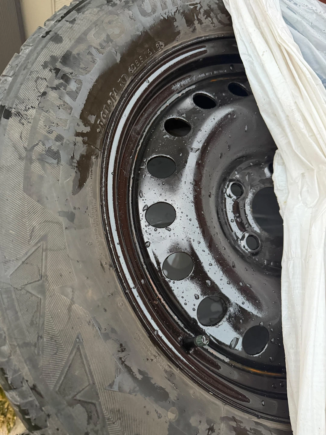 Bridgestone Tire with Steel Rim - photo 3
