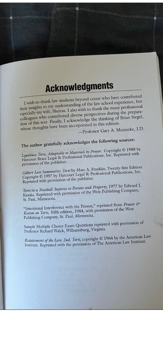 How to Succeed in Law School 3rd Edition Gary A Munneke - photo 5