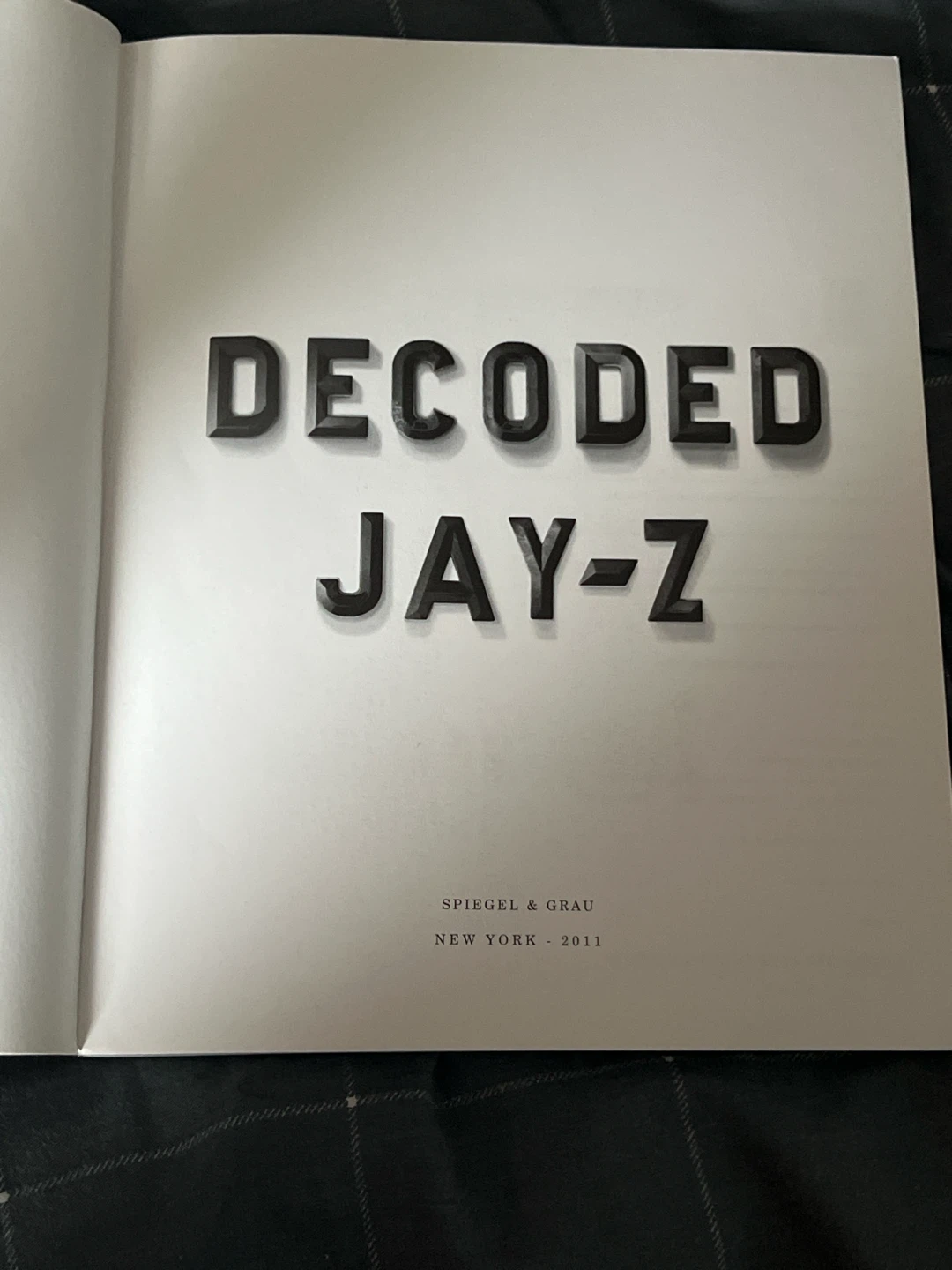 Decoded by Jay-Z Expanded Edition Hardcover Book Memoir Lyrics - photo 5
