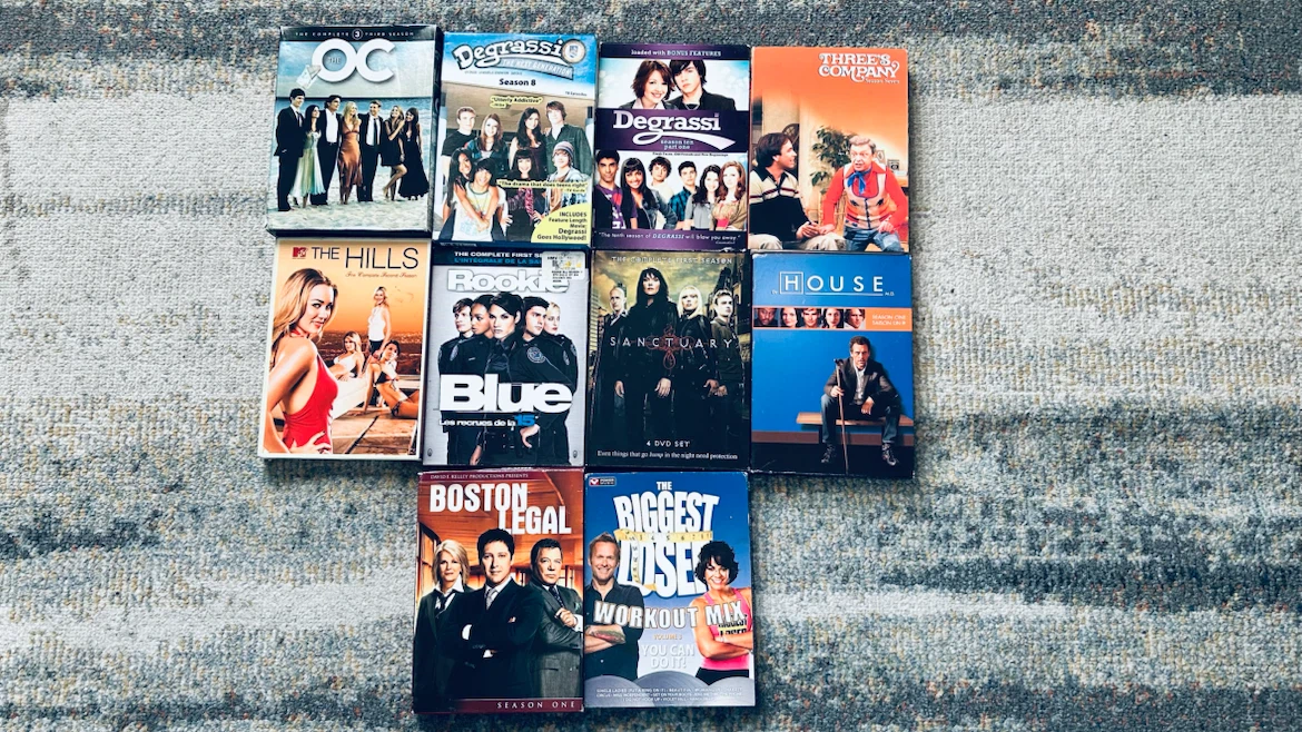 DVD TV Series Collection – 10 Sets – The O.C., Degrassi, House