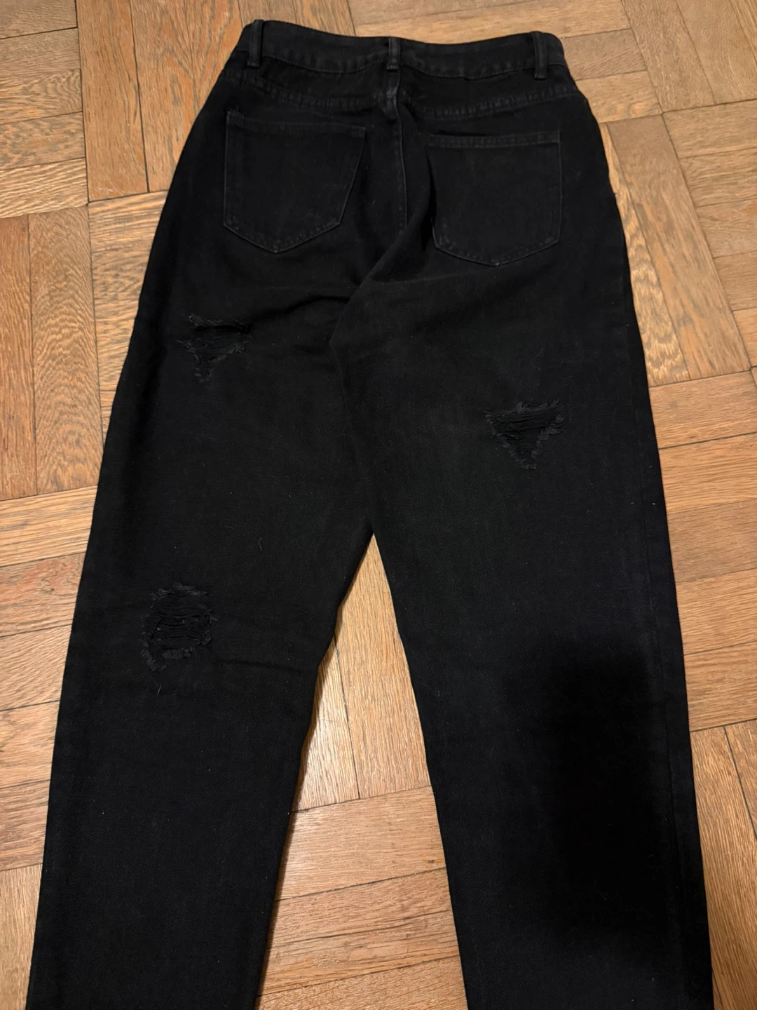 Saint Genies Distressed Black Jeans - photo 5