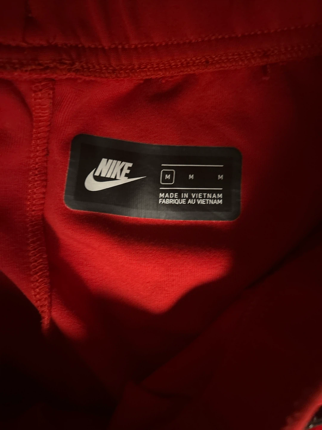 Red Nike Tech Fleece Joggers - photo 2