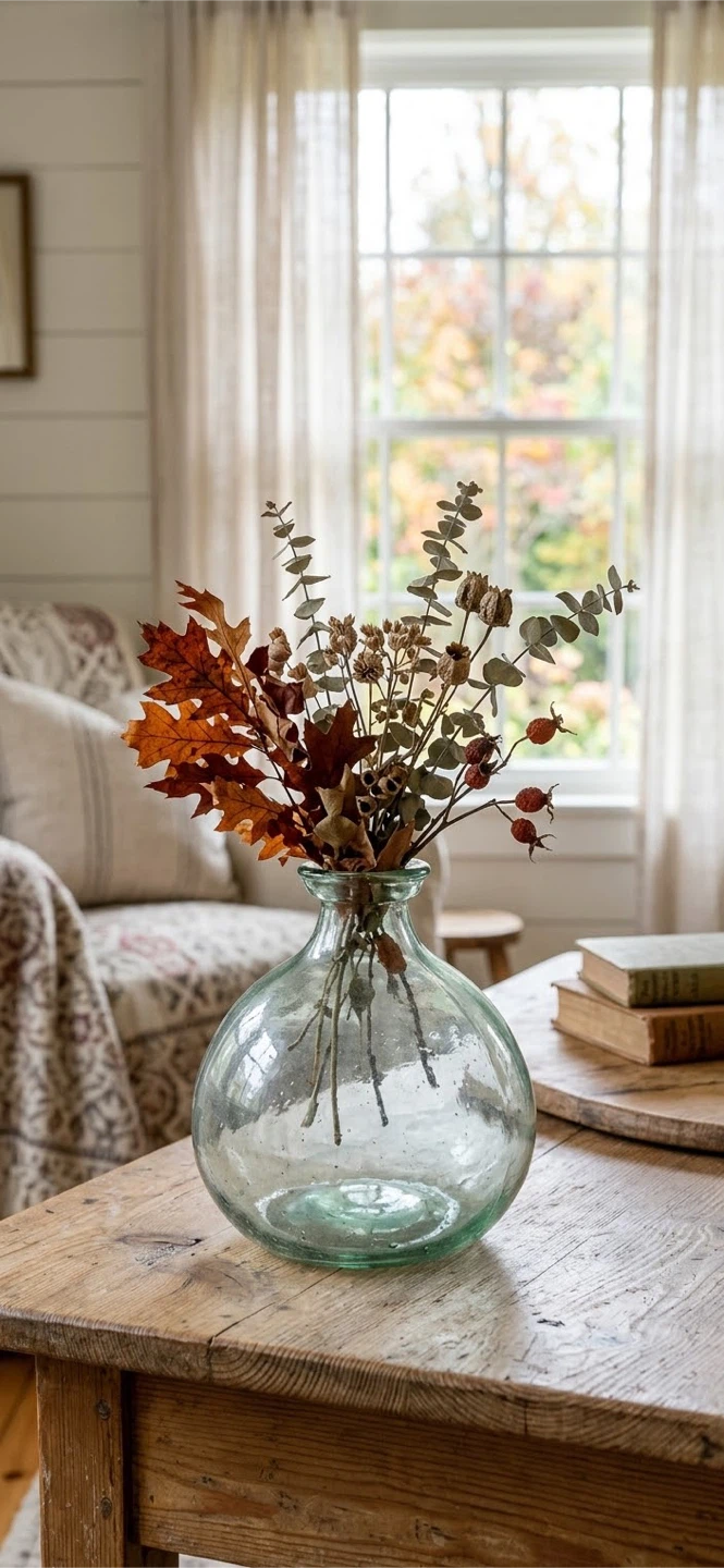 Clear Glass Globe Vase
