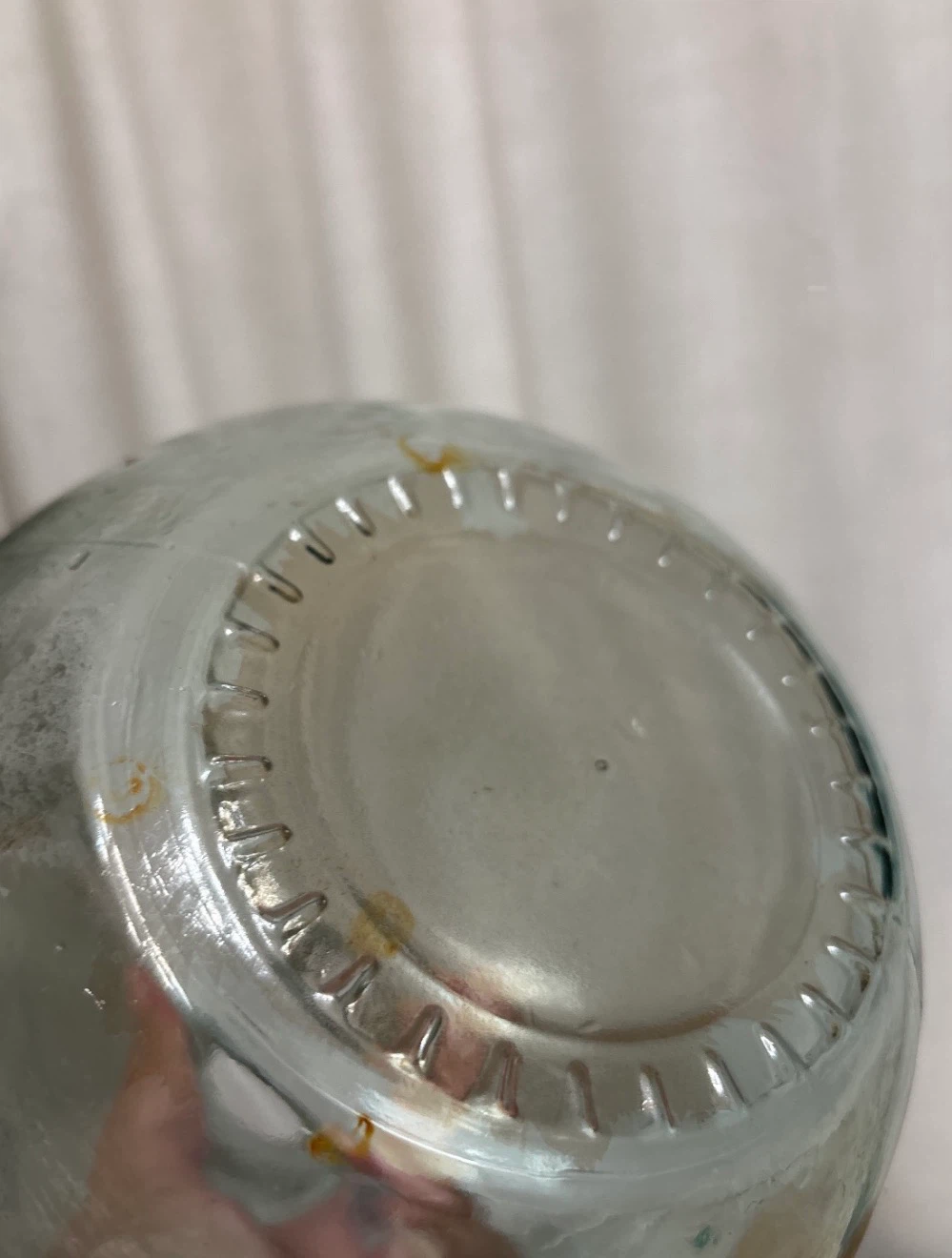 Clear Glass Globe Vase - photo 3