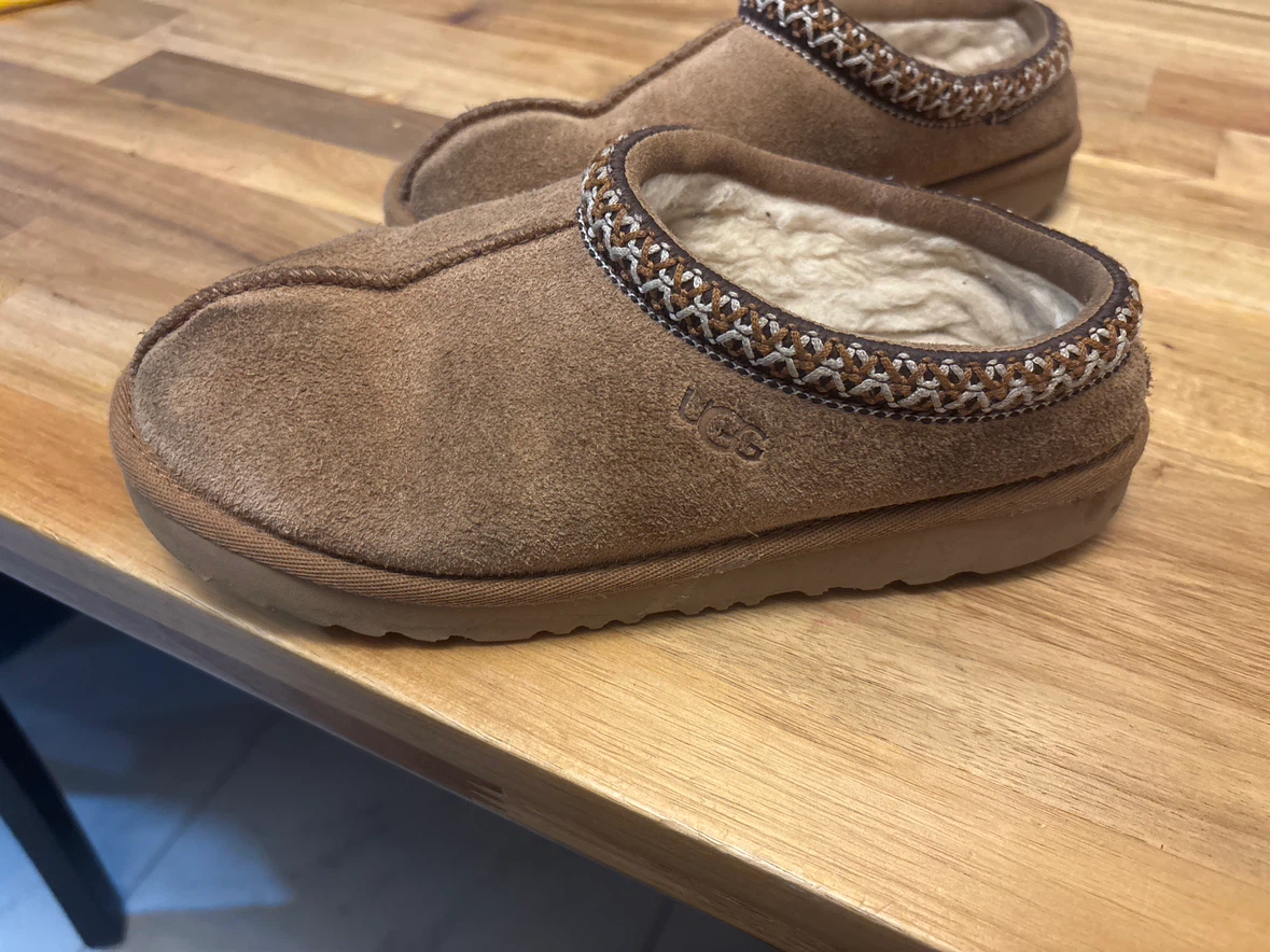 Girls US Size 3 UGG Tasman Slippers Brown - photo 2