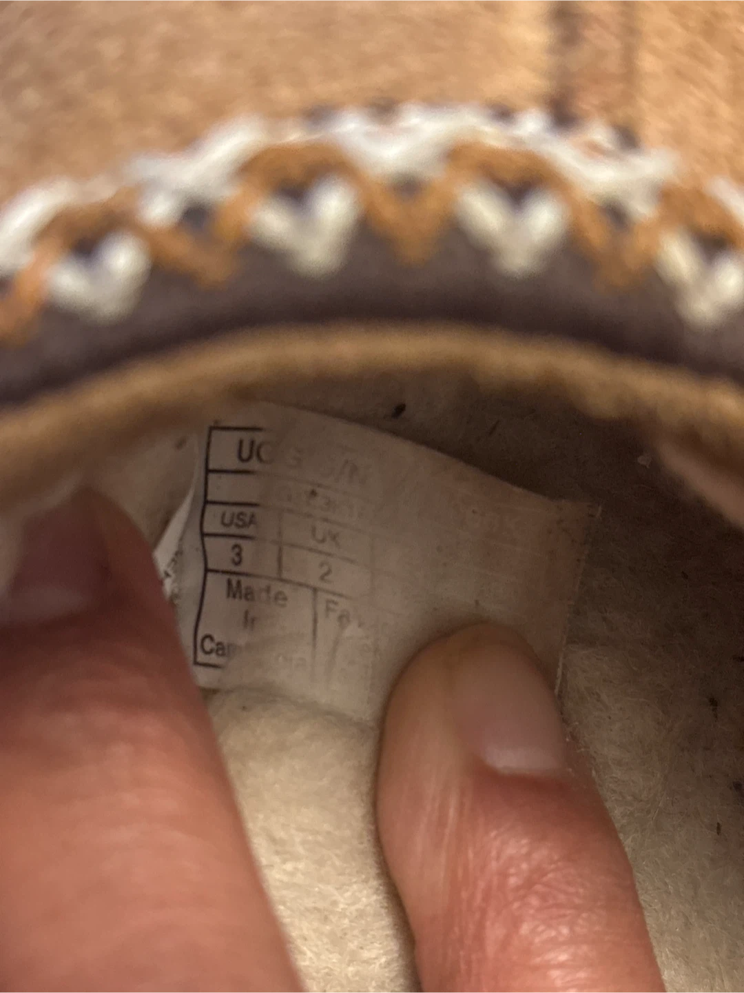 Girls US Size 3 UGG Tasman Slippers Brown - photo 4