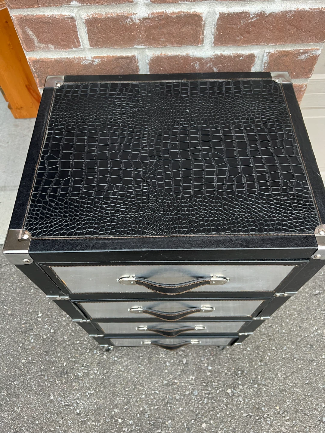 Industrial Style 4-Drawer Metal Chest - photo 4