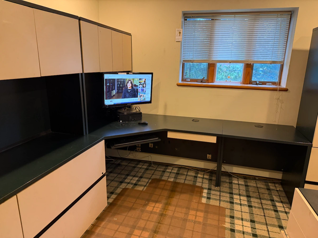 Full Office Desk and Storage Set
