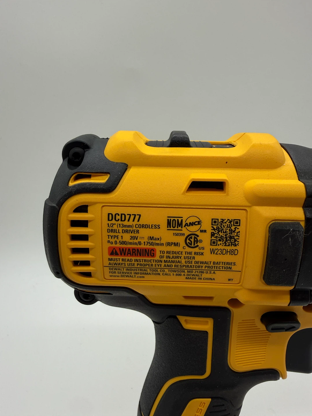 DEWALT 20V MAX  Cordless Brushless Compact 1/2-inch Drill DCD777 - photo 3