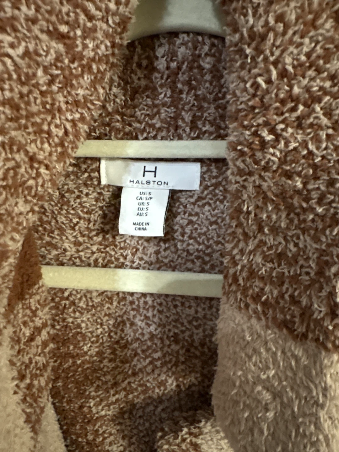 Halston Plush Checkered Cardigan - photo 2