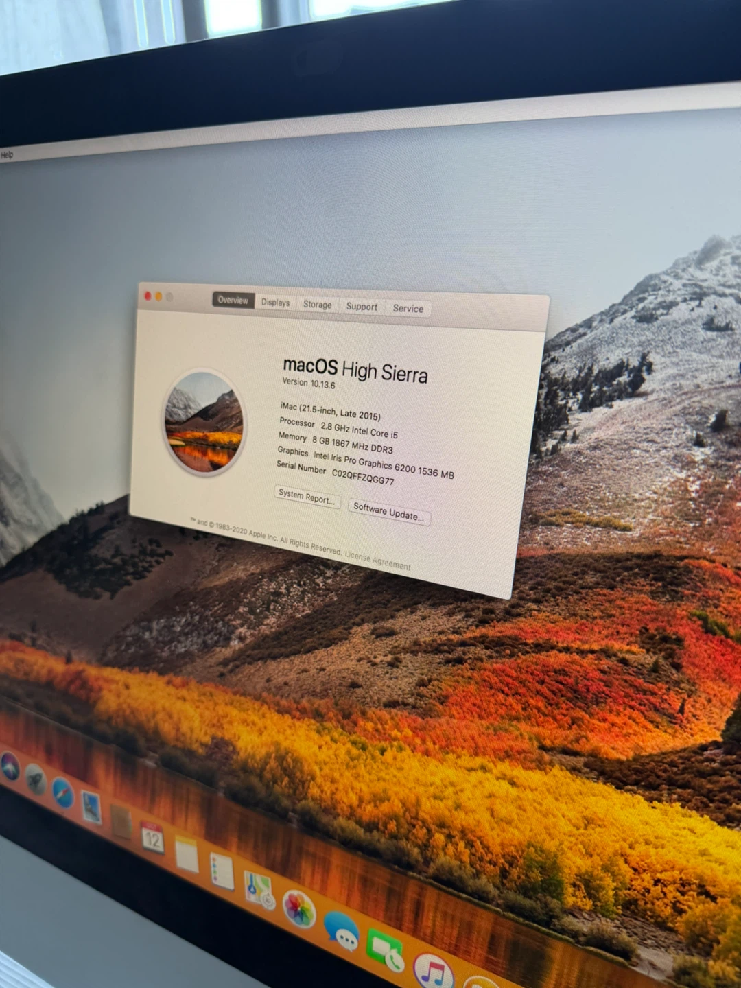 Apple iMac 21.5” Late 2015 – Complete Set