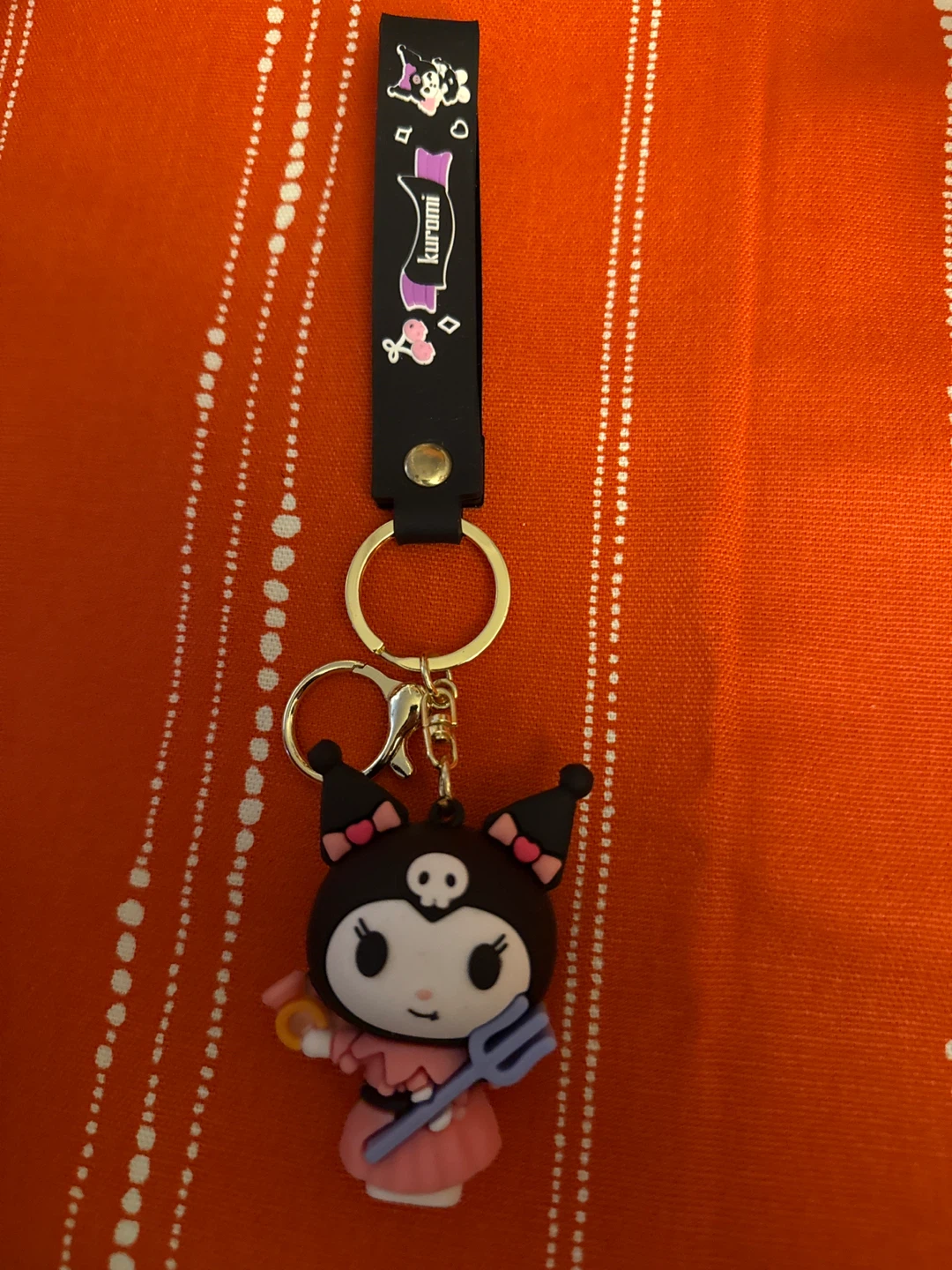Sanrio Kuromi Silicone Keychain - photo 2