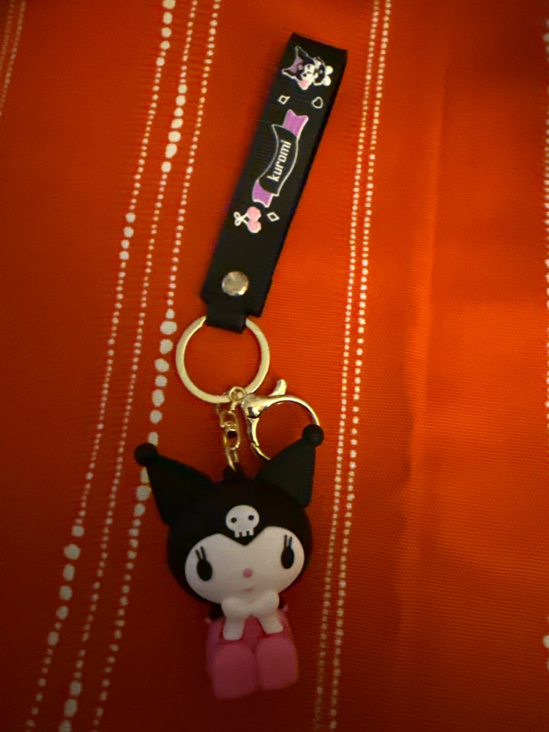 Sanrio Kuromi Silicone Keychain - photo 3